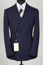 Load image into Gallery viewer, New Suitsupply Havana Traveller Navy Blue Pure Wool DB Blazer - Size 42L