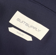 Load image into Gallery viewer, New Suitsupply Havana Traveller Navy Blue Pure Wool DB Blazer - Size 42L