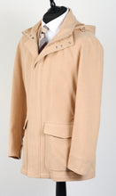 Load image into Gallery viewer, New Suitsupply Piemonte Pure Camel Colombo Hooded Parka - Size 44R (Spring Weight)