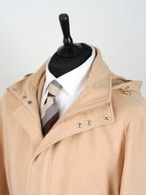 Load image into Gallery viewer, New Suitsupply Piemonte Pure Camel Colombo Hooded Parka - Size 44R (Spring Weight)